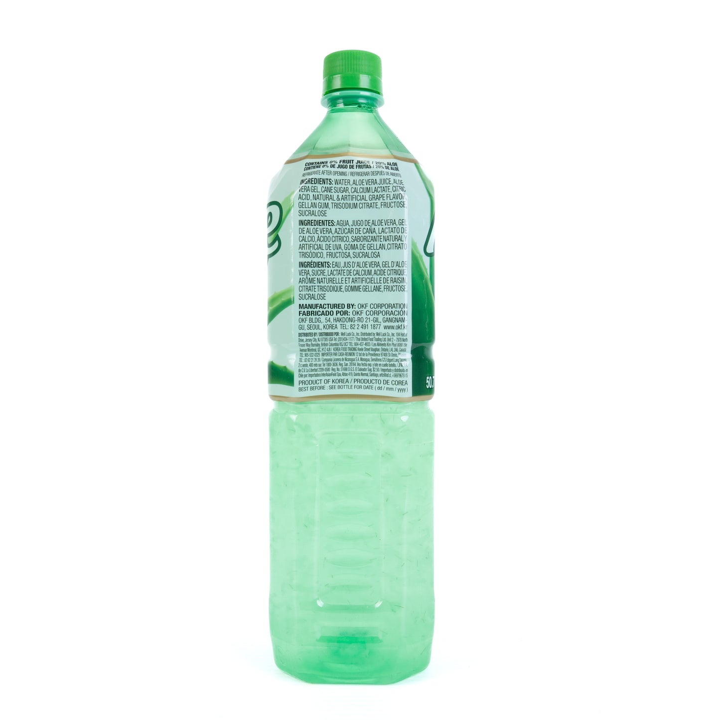 OKF Aloe Naturally and Artificially Flavored Drinks 12/1.5 L