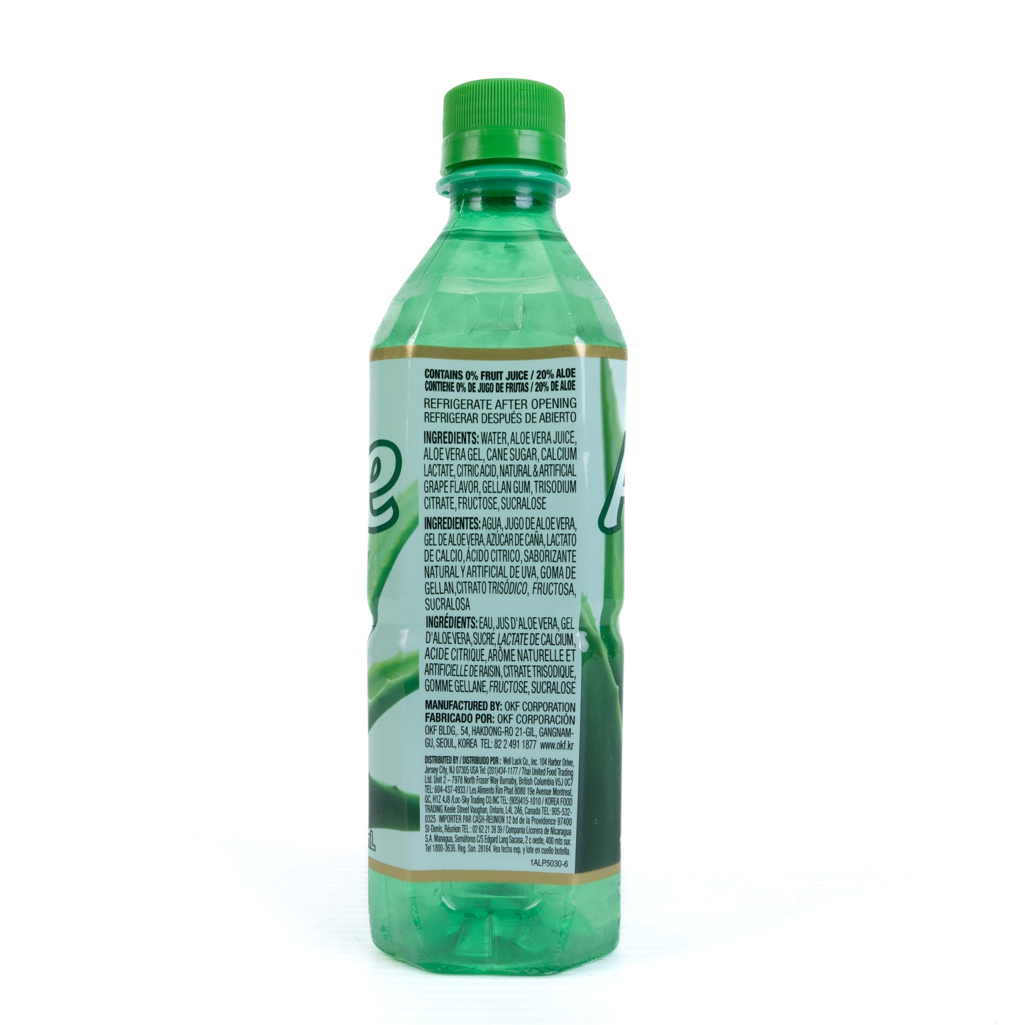 OKF Aloe Original Flavored Drinks 20/16.9 oz