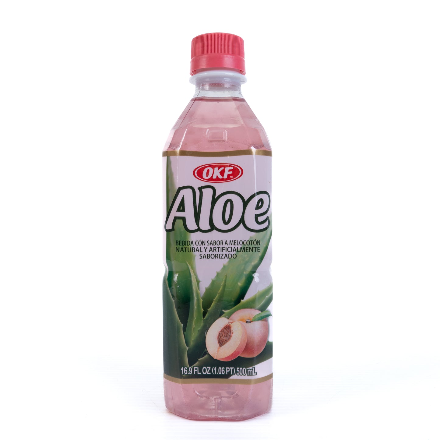OKF Aloe Peach Flavored Drinks 20/16.9 oz