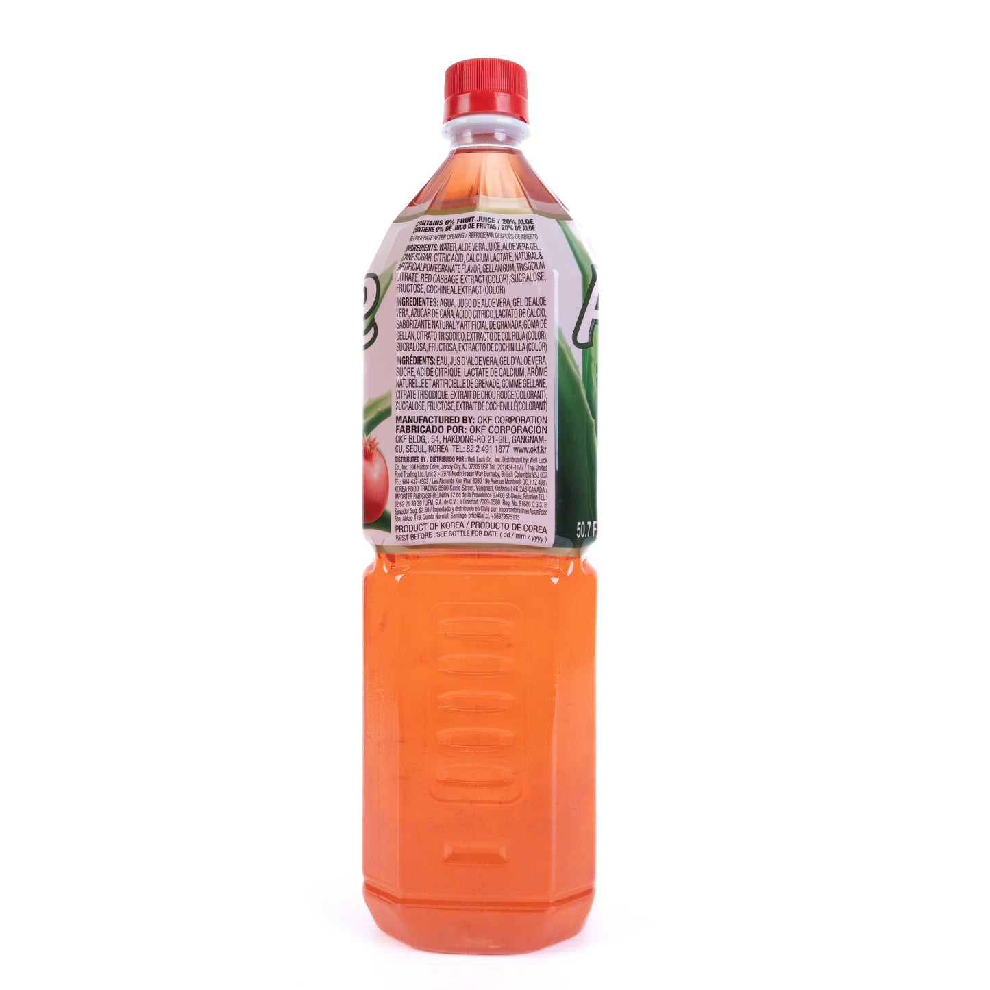 OKF Aloe Pomegranate Naturally and Artificially Flavored Drinks 12/1.5 L