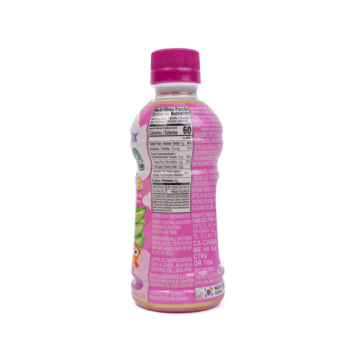 Okf BABY SHARK ALOE KIDS (GRAPE) 24/240ML