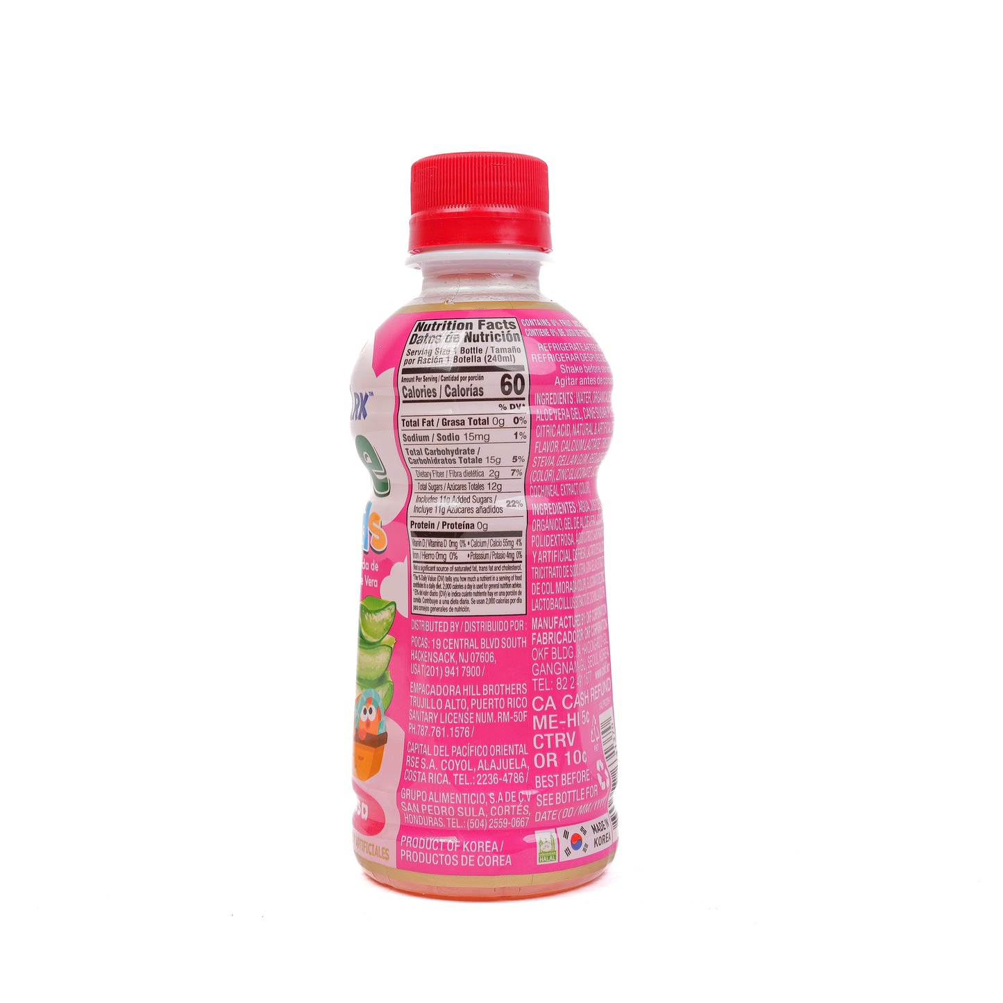 OKF BABY SHARK ALOE KIDS (STRAWBERRY) 24/240 ML