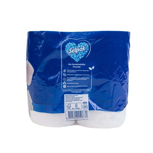 Selpak Super Soft Toilet Paper Fluffy 3 PLY Super Soft 4/12 RLS