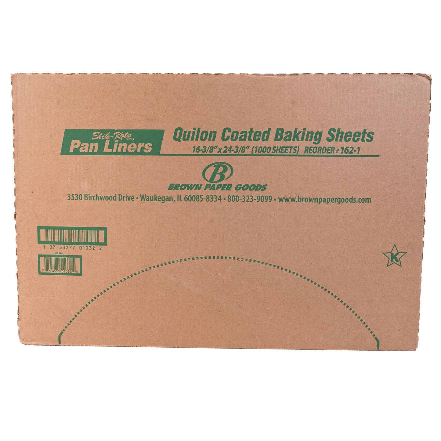 Pan Liners Quilon Coated Baking Sheets 16 3/8in x 24 3/8in