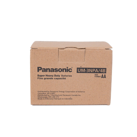 Panasonic Super Duty Batteries UM 3NPA 4B Size AA x12ct