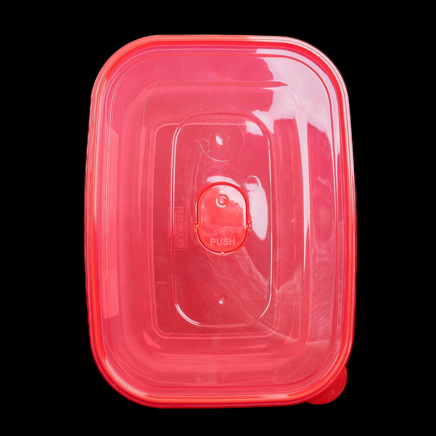 Plastic Food Rectangular Container Xtralarge 97.31 Fl Oz Tupper Rojo
