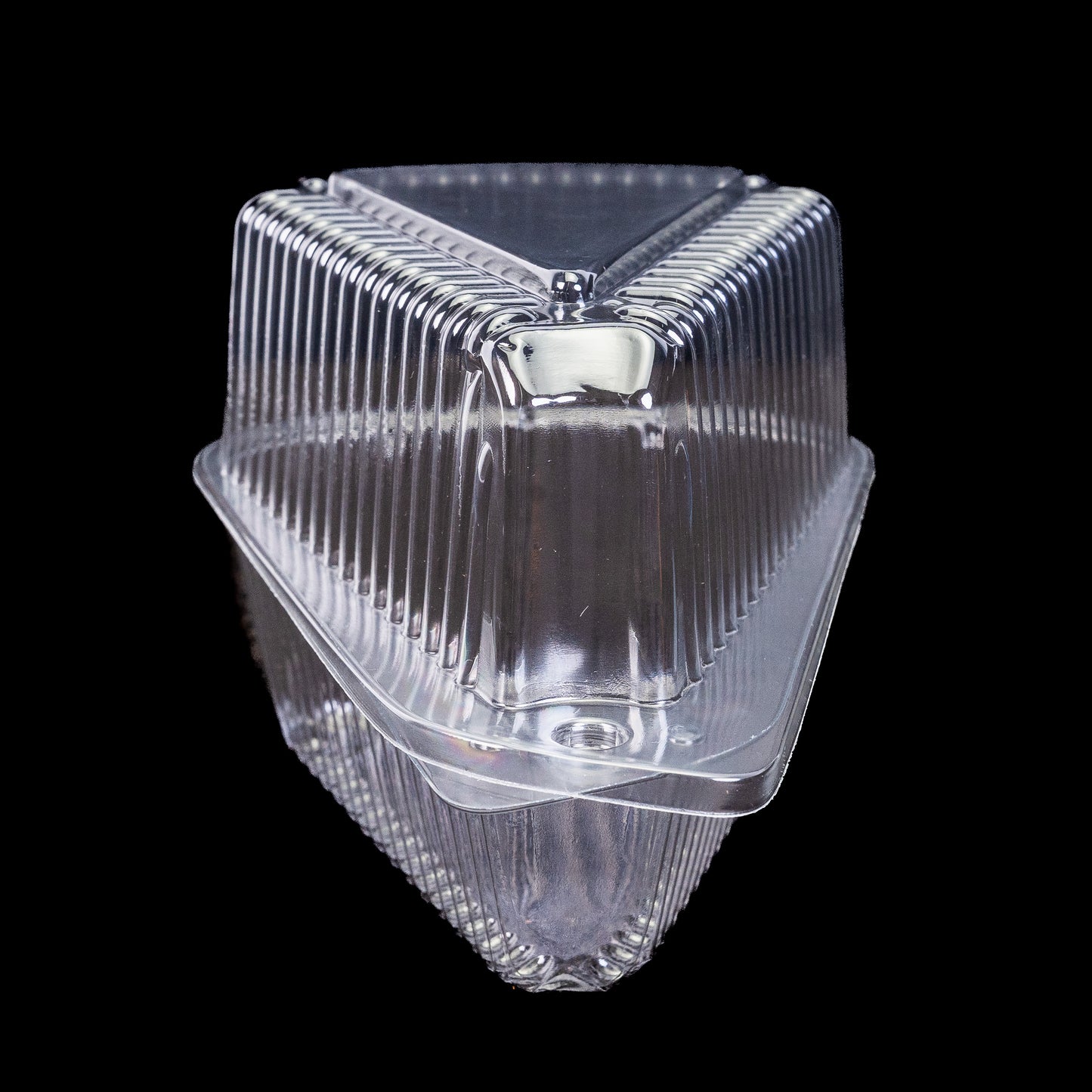 Polar Pak Extra Deep Clear Pie Slice Container(Container Para Flan Alto)300