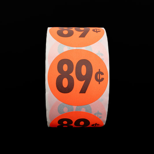 Price Labels $ 0.89