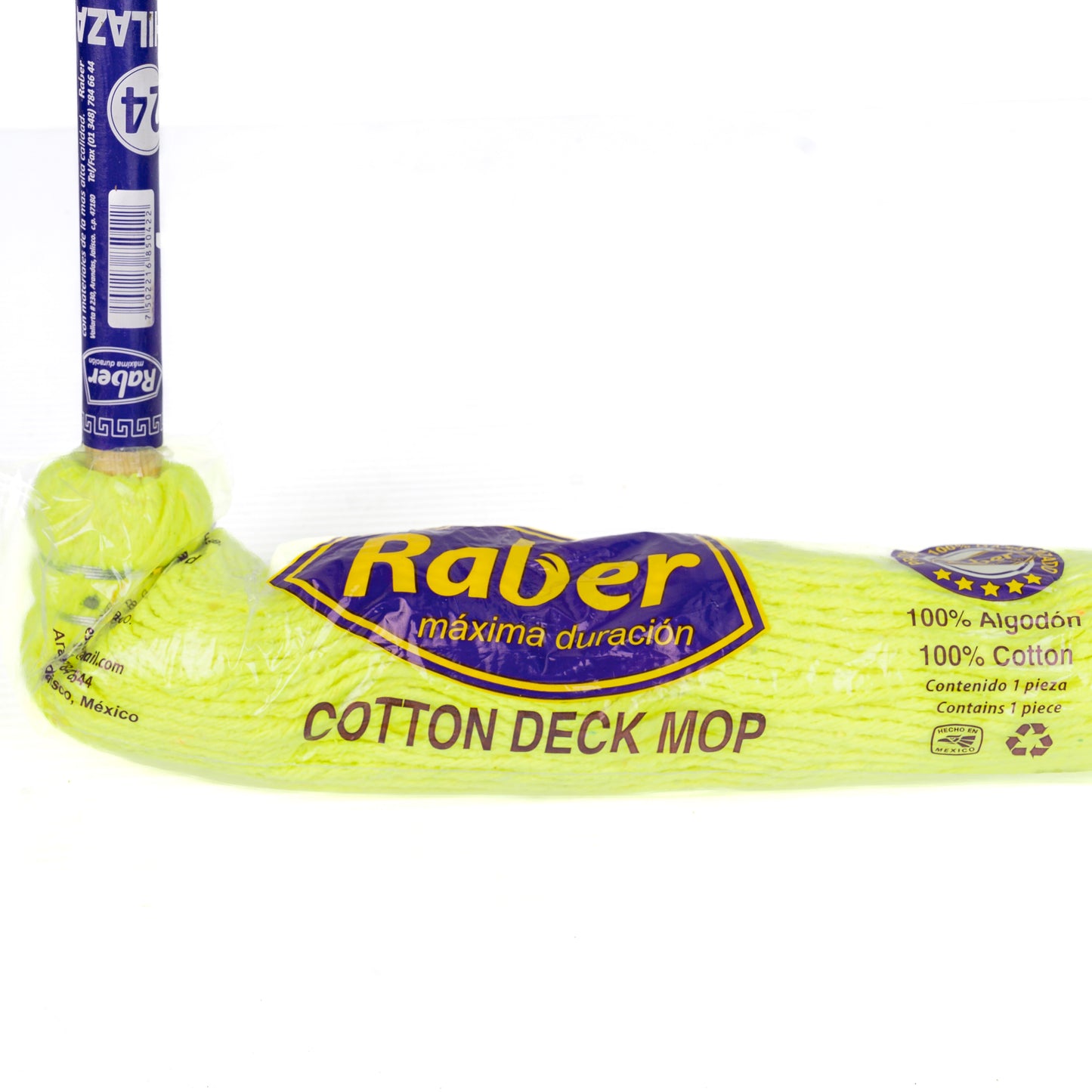 Raber Yellow Cotton Deck Mop #24 Colores