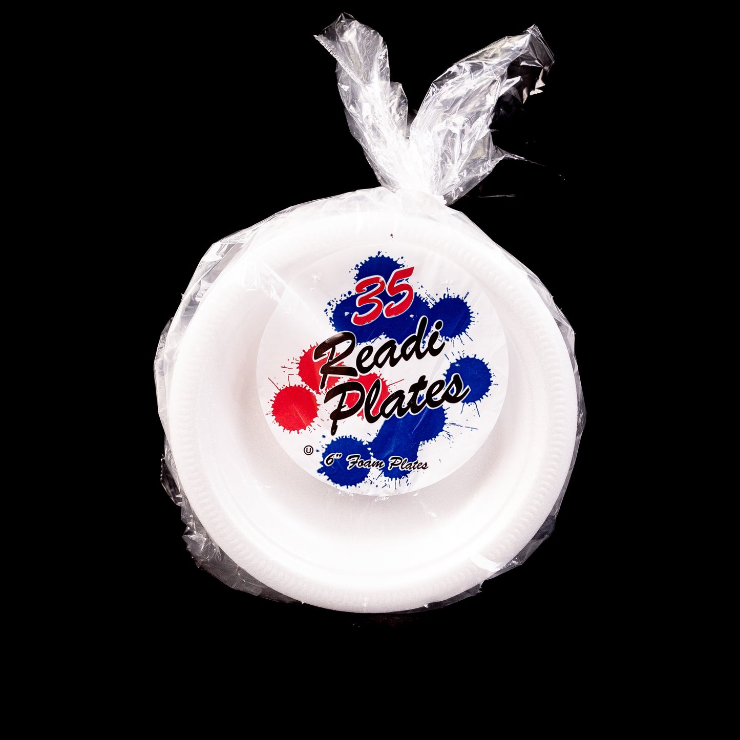 Readi White Foam Plates 6" Plates 12X35 Pastel