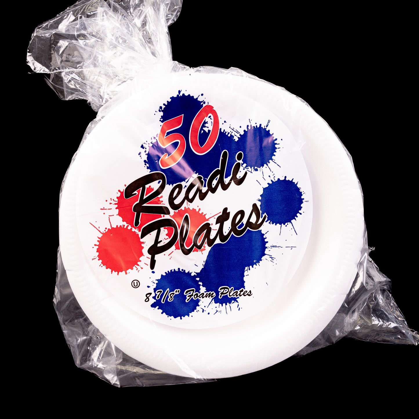 Readi White Foam Plates 8 8/7" Plates 12X50