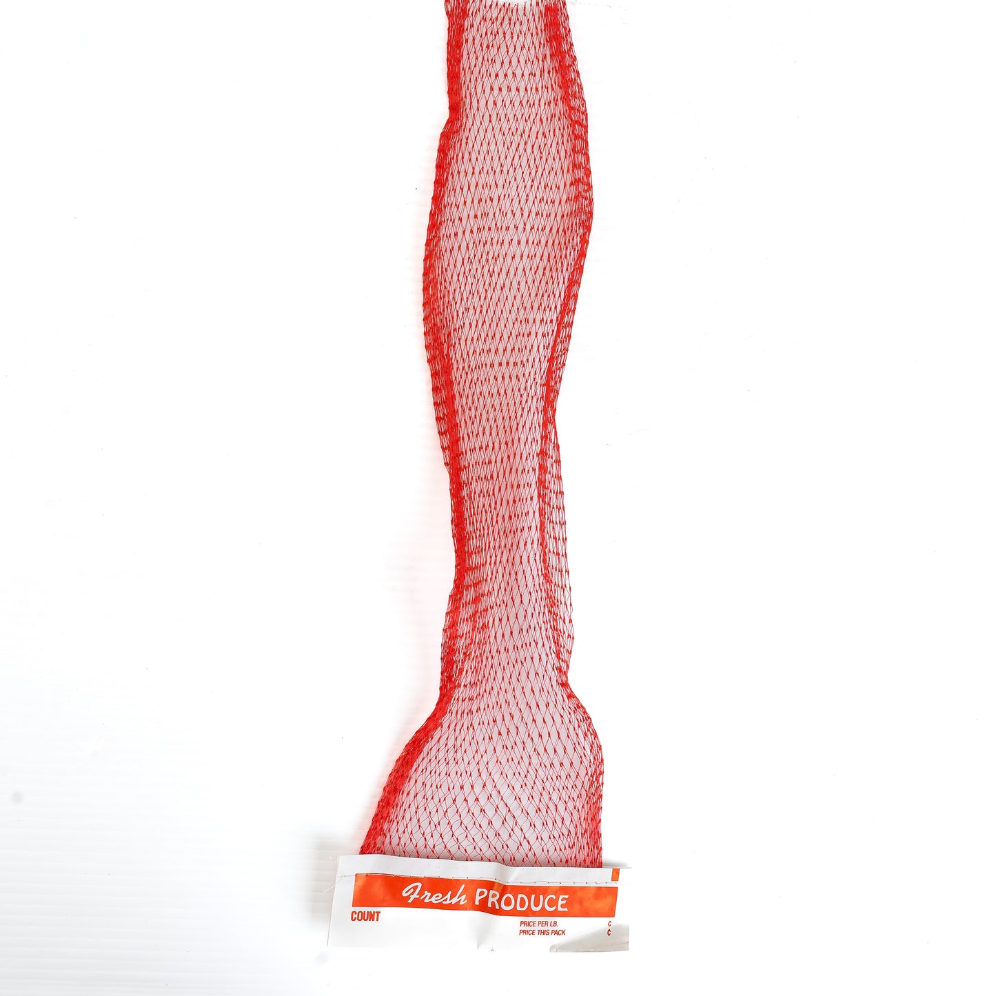Red Fresh Produce Mesh Bag (Redes Rojas Con Etiqueta)