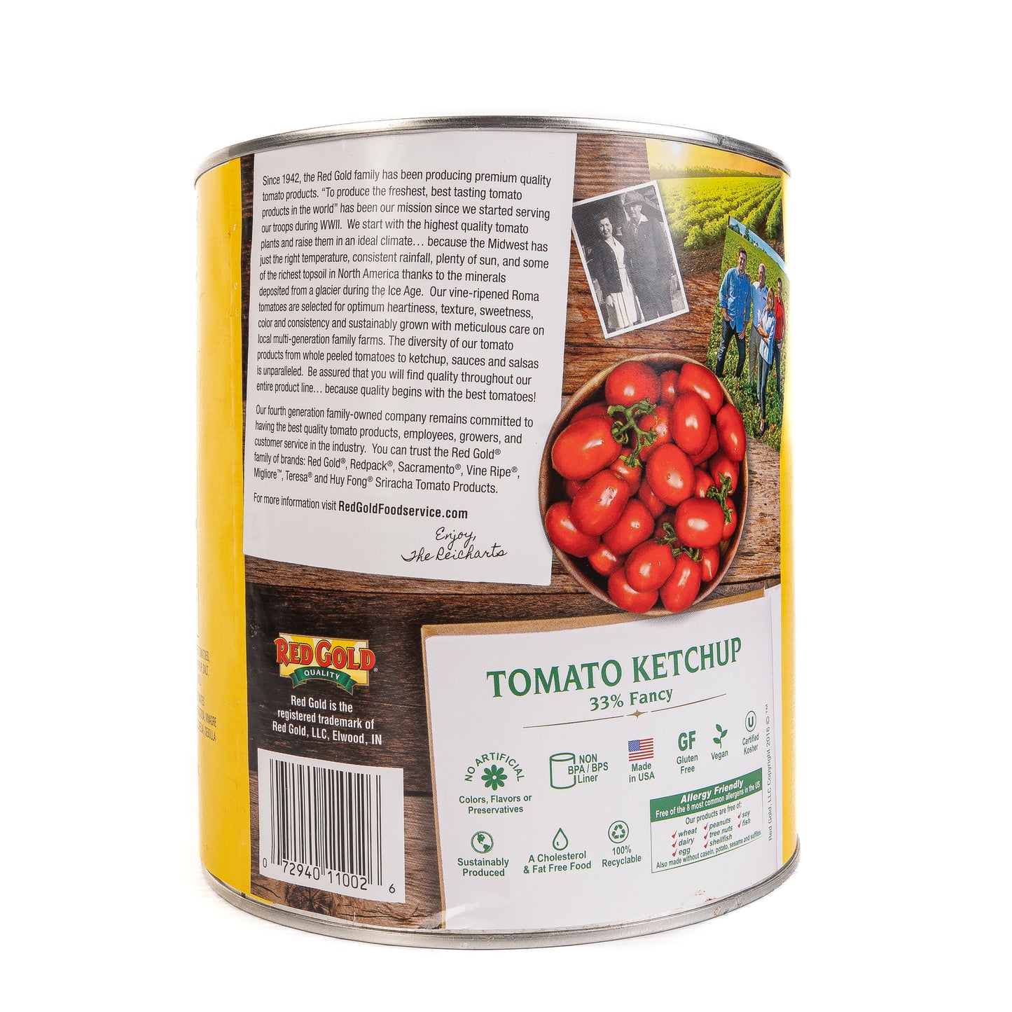 Red Gold Tomato Ketchup 33% Fancy