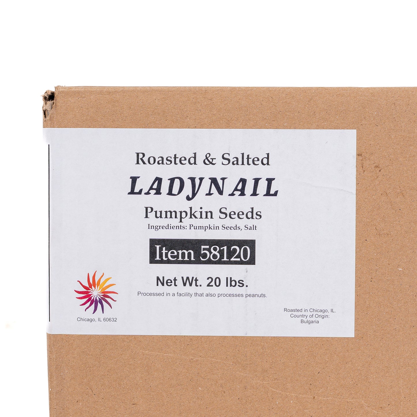 Roasted & Salted LadyNail Pumpkin Seeds 20Lbs