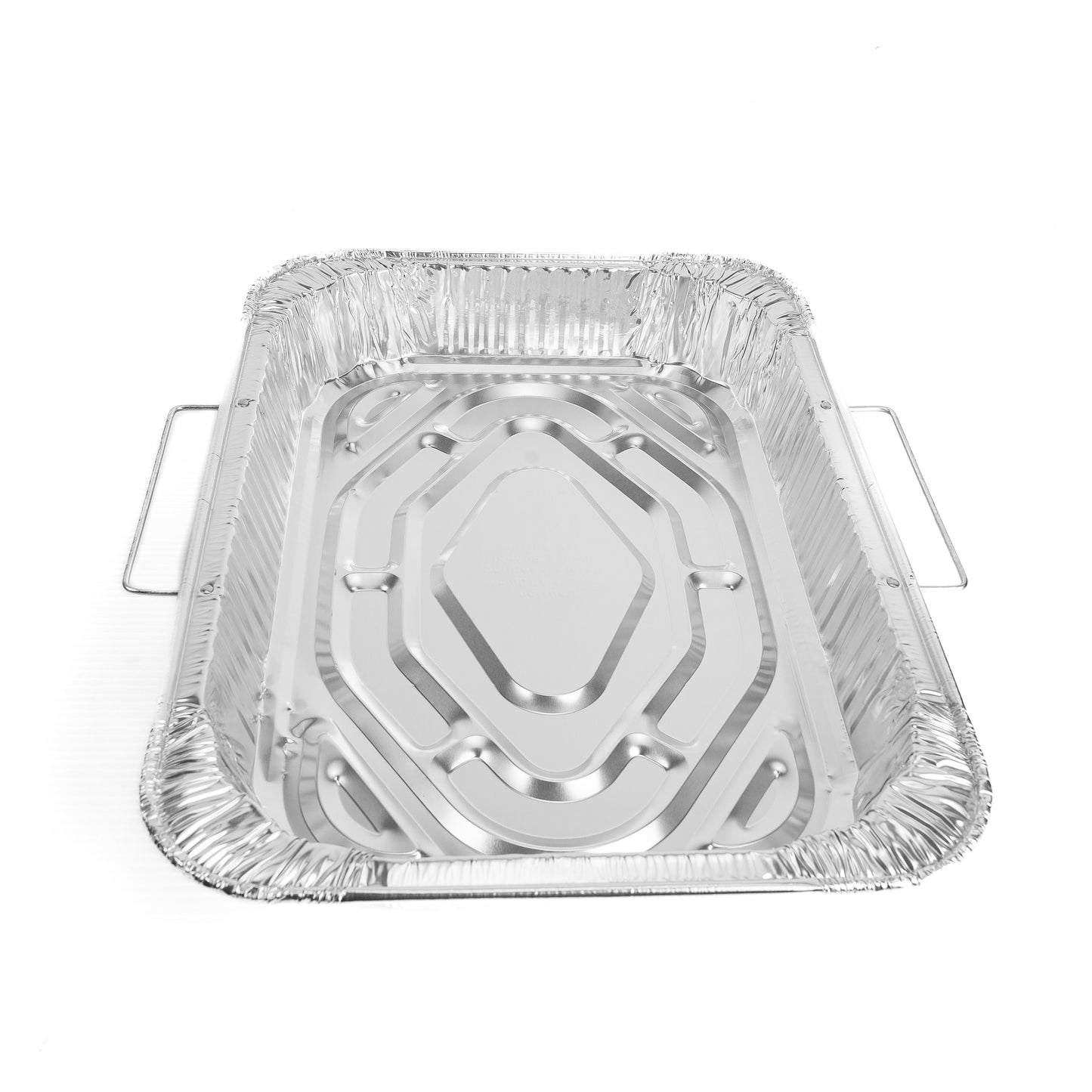 Roaster King Rectangular Aluminum Foil Pan With Handles (Rectangular Con Orejas)