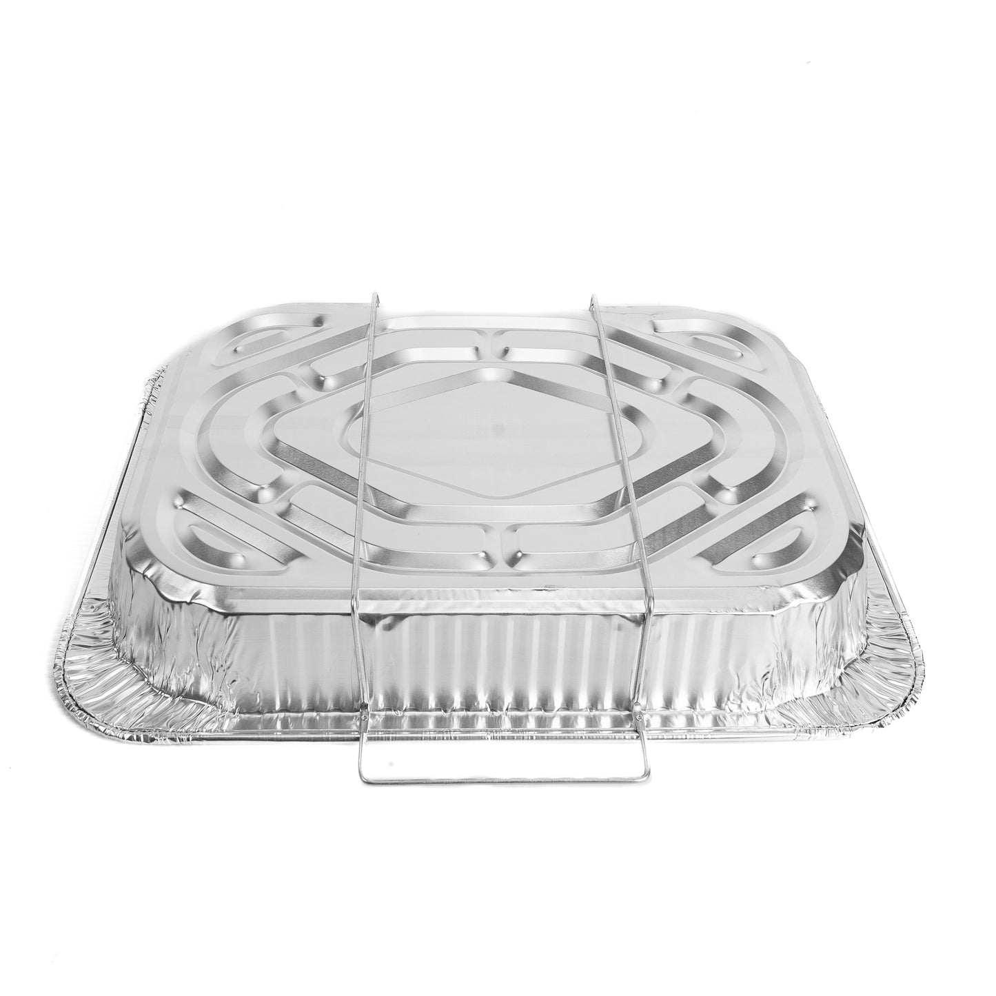 Roaster King Rectangular Aluminum Foil Pan With Handles (Rectangular Con Orejas)