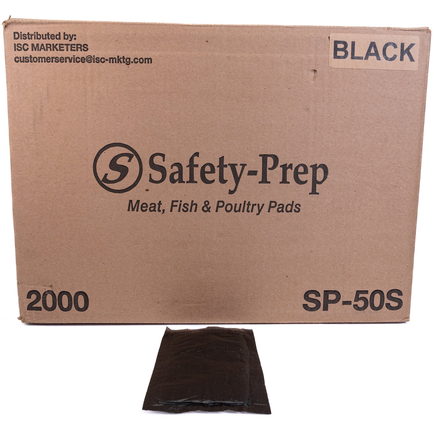 Safety Prep Meat, Poultry, & Fish Black Pads(Pamper Para Carne)