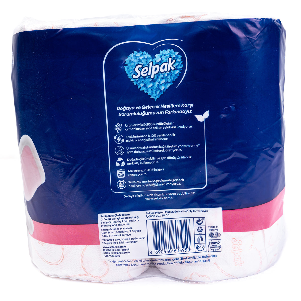 Selpak Toilet Paper Powder Scented 6/8rls
