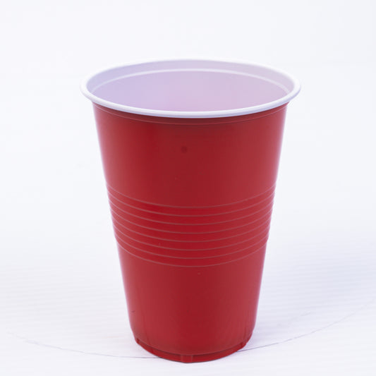 Basic Home Red Plastic Cups 16pc(Vaso De Colores Rojo)
