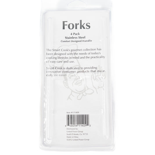 Smart Cook 4pc Dinner Forks Stainless Steel(Tenedores)