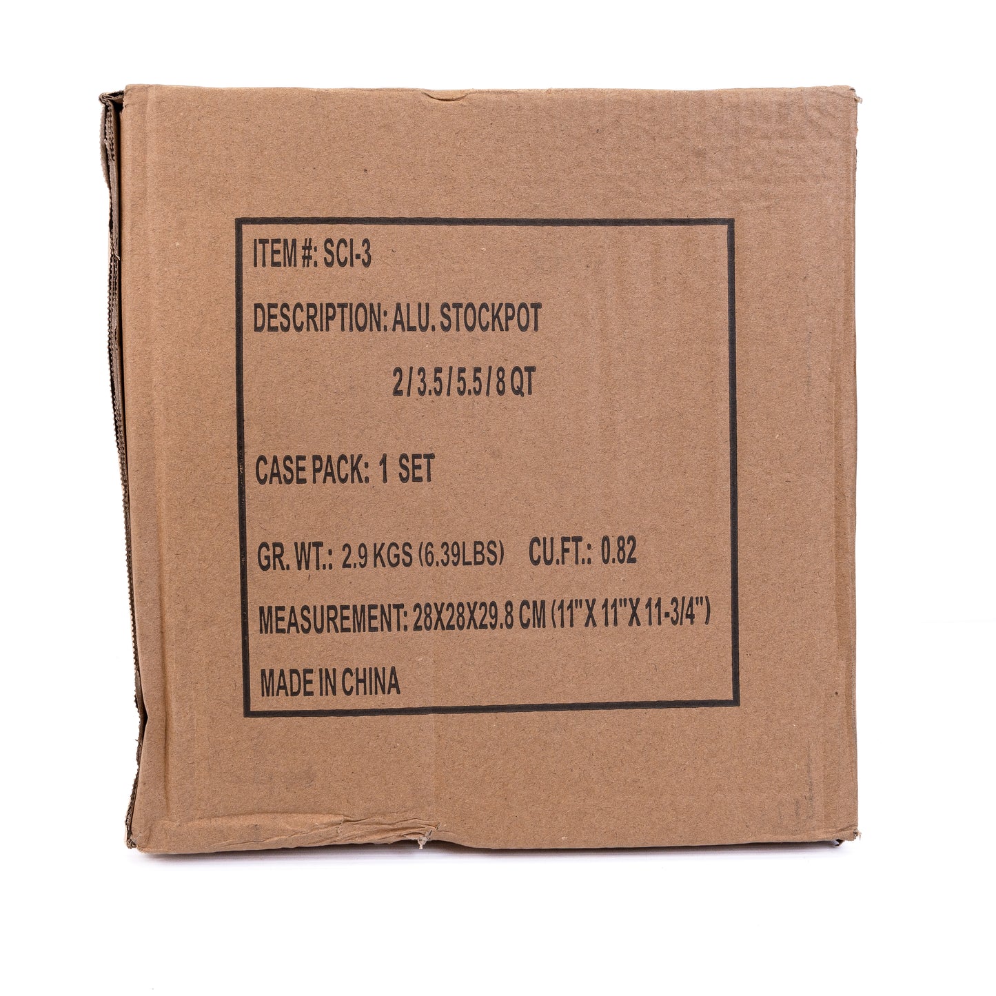 Smart Cook Stockpot Set Sizes 2 | 3.5 | 5.5 | 8 QT (Ollitas SC1-3)