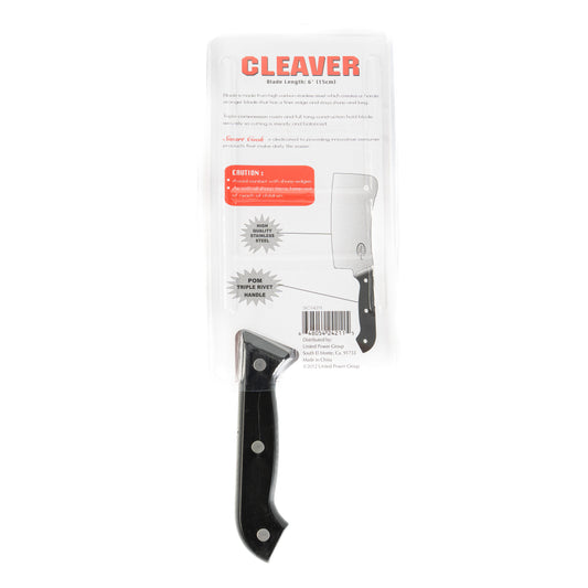 Smarty Cook 6in Cleaver Stainless Steel Blade (Hachas)