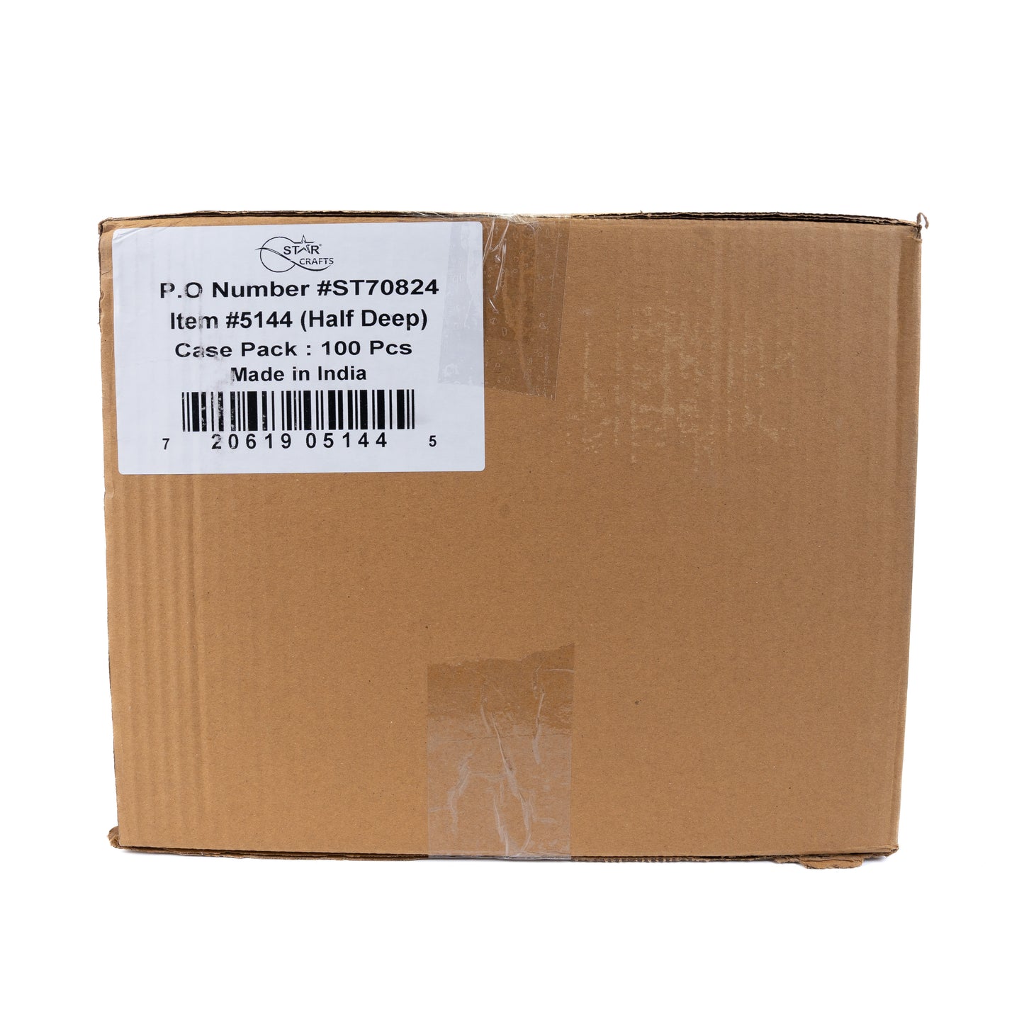 StarCrafts Half Size Deep Steam Table Barcoded 100/count
