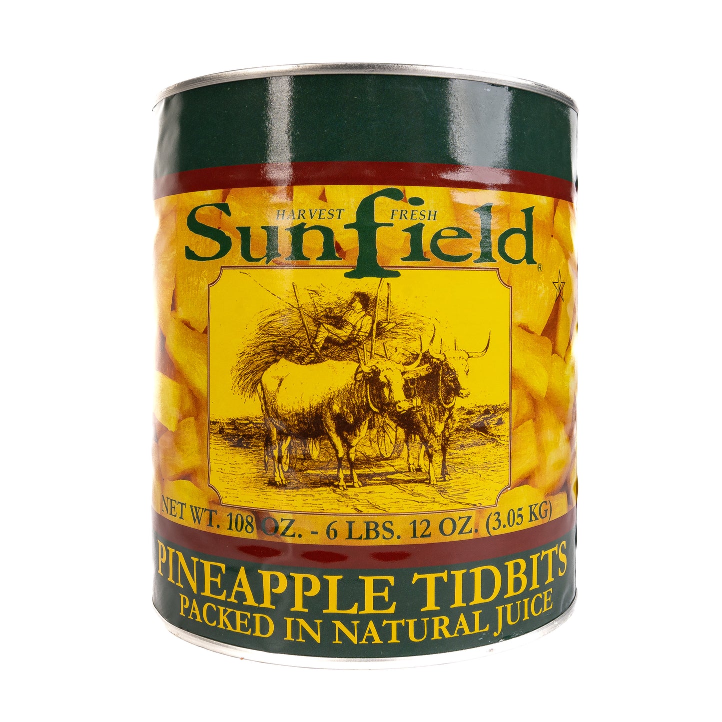Sunfield Pineapple Tidbits 6 lbs