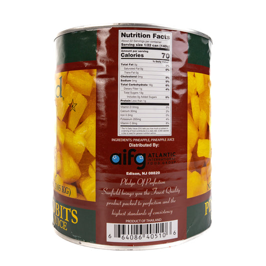 Sunfield Pineapple Tidbits 6 lbs