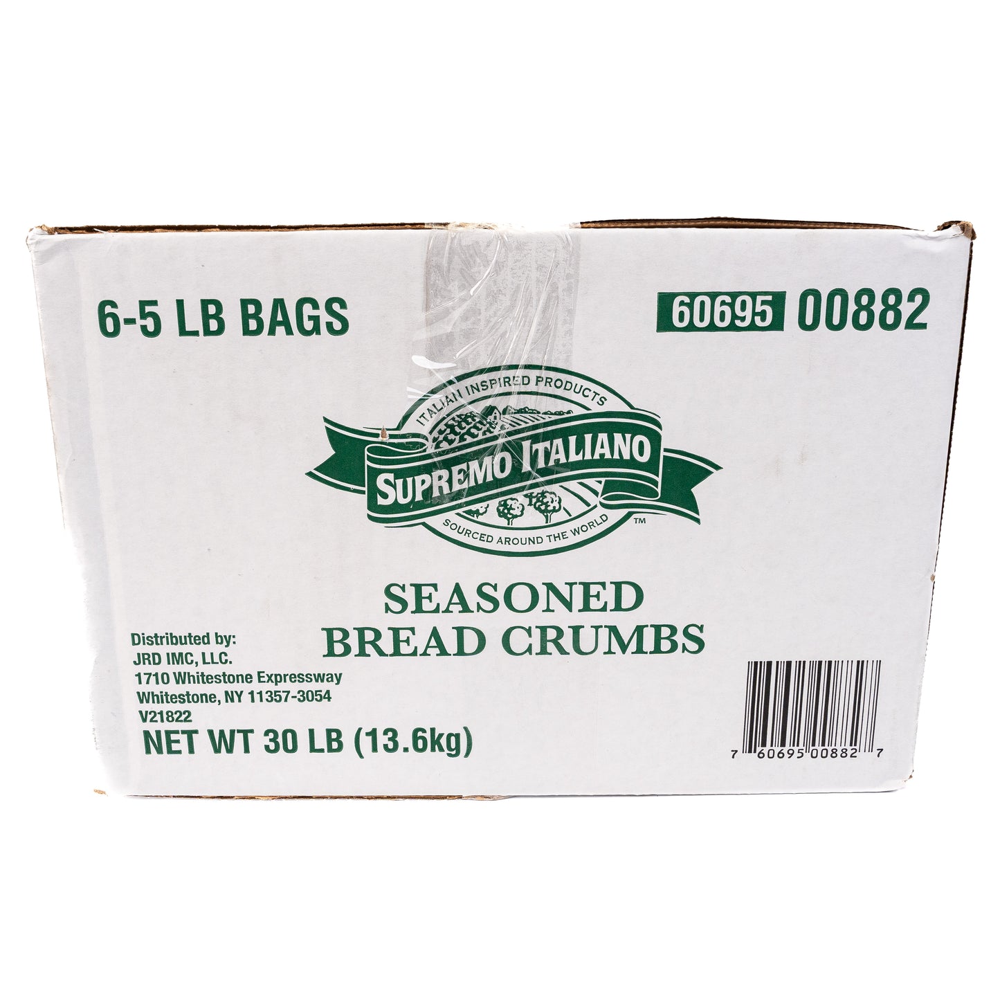 Supremo Italiano Seasoned Bread Crumbs 6/5LBS 30LBS