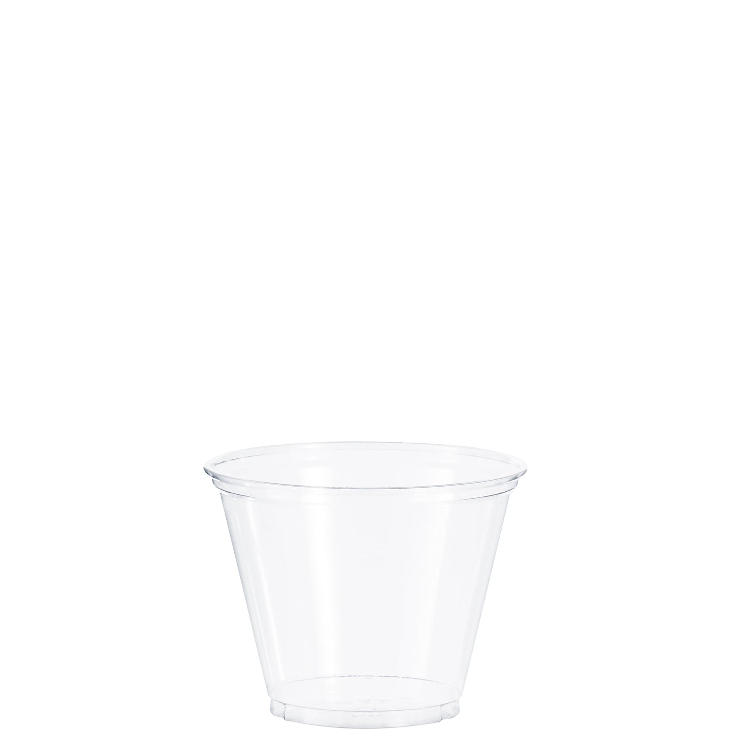 Dart 9oz Squat Plastic Cup Clear TP9R-1000