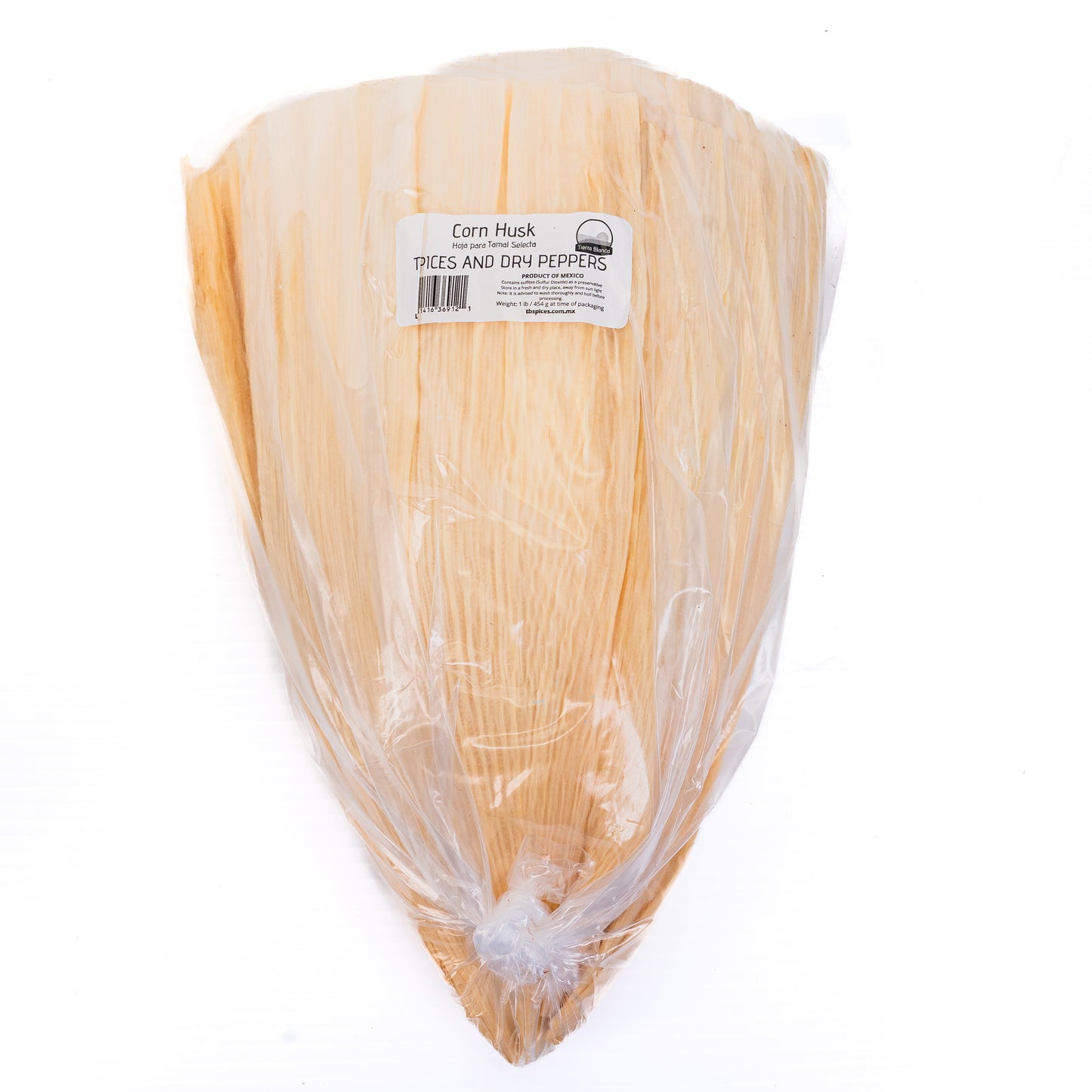 Tierra Blanco Corn Husk (Hoja Para Tamal) 24pks/1LB