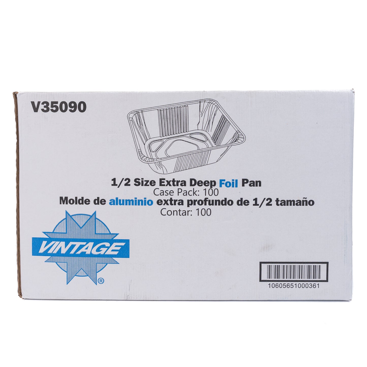 Vintage 1/2 Size Extra Deep Foil Pan 100ct