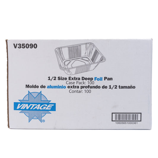 Vintage 1/2 Size Extra Deep Foil Pan 100 ct