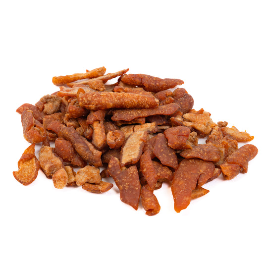 Whitefeather Smoked Pork Cracklin Pellets 60 Lbs Box