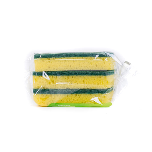 Fibra Verde/Amarillo 3pcs (Green Yellow Sponge 3pc)