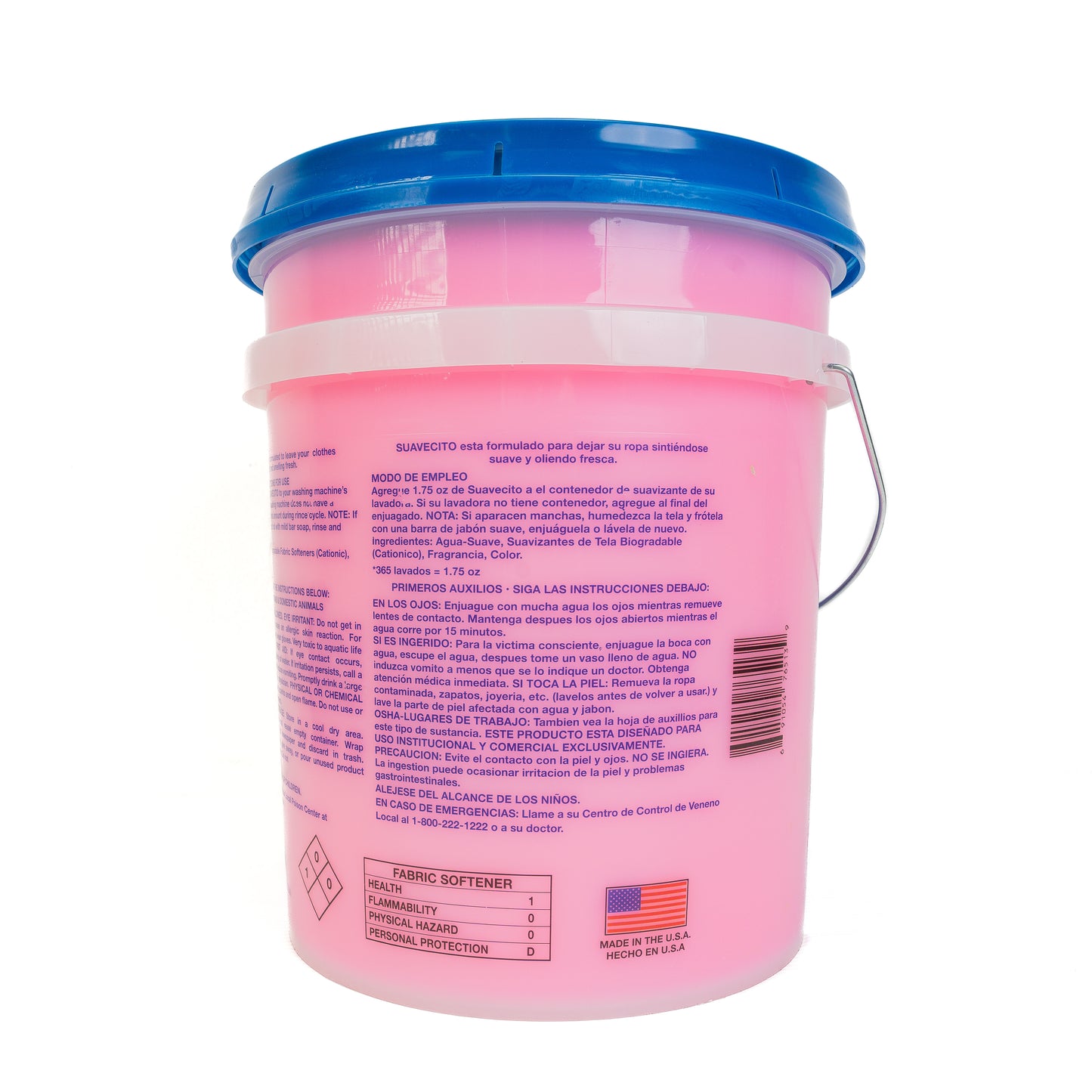 Zacagrasa Suavecito Fabric Softener (5 Gallons /Cubeta)