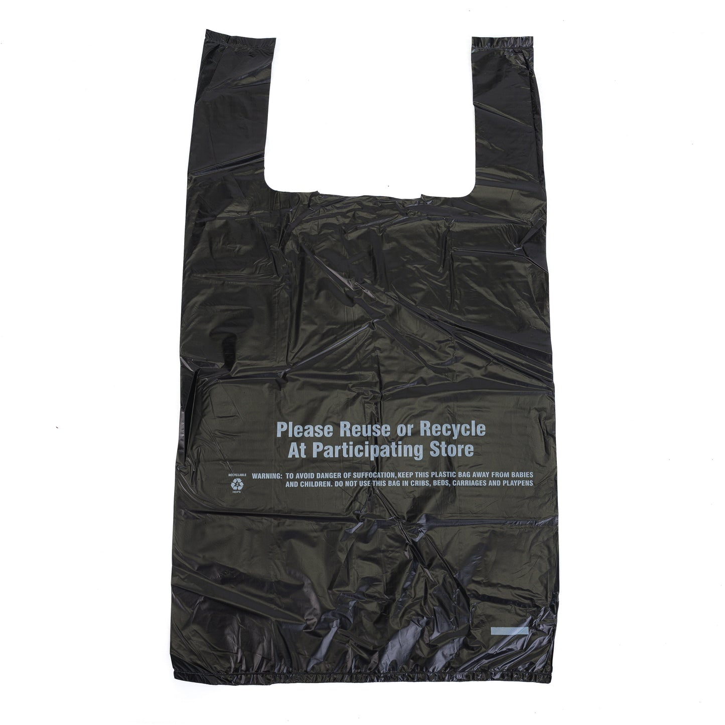 1/8 Plastic Bag Black  "Heavy Duty" 1500