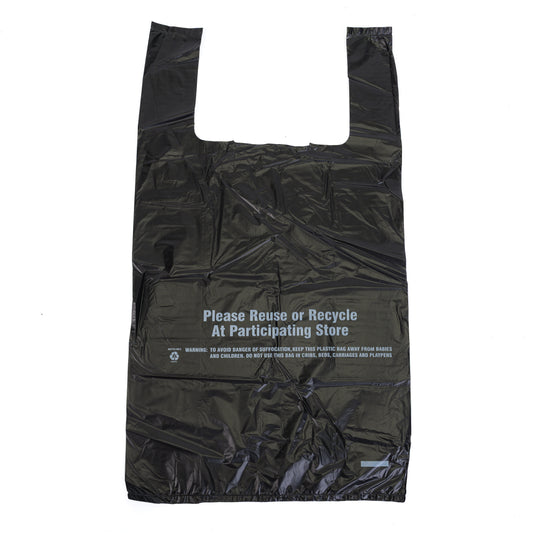 1/8 Plastic Bag Black  "Heavy Duty" 1500