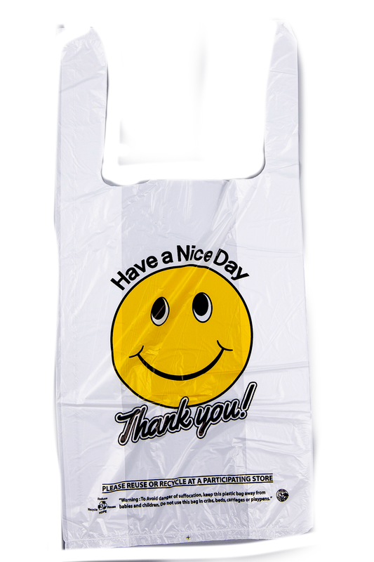 Bolsas Plasticas 1/8 (Thank you 1/8 Tshirt Bags) 1500