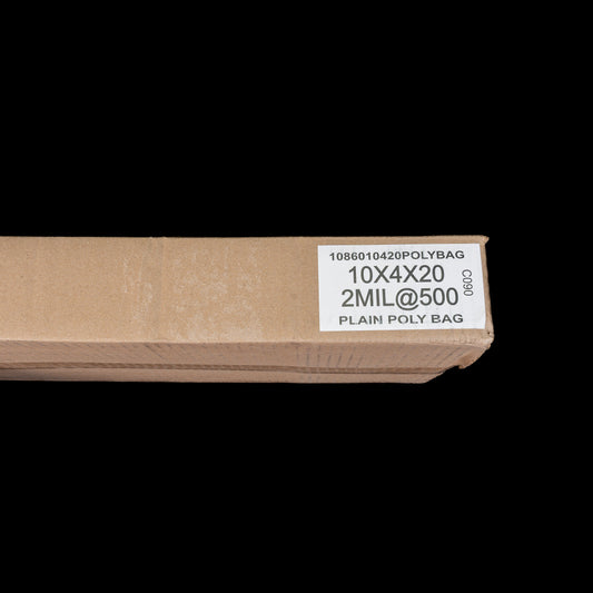 Poly Bag 10X4X20 2.0 MIL-500