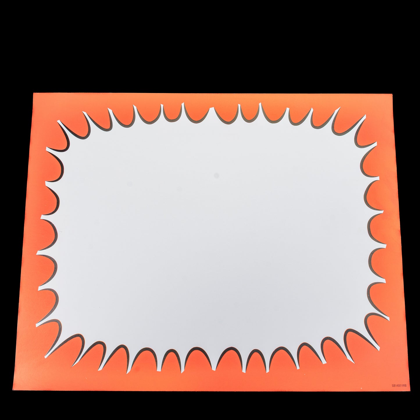 11X14 Red Burst Sign Cards