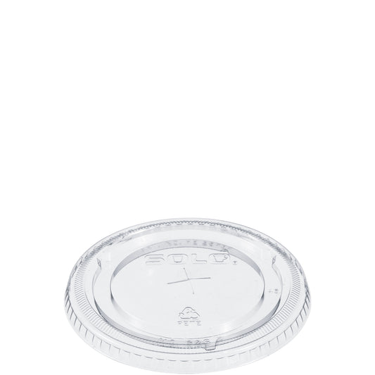 Dart 12-24oz PET Plastic Straw-Slotted Lid Clear 626TS-1000