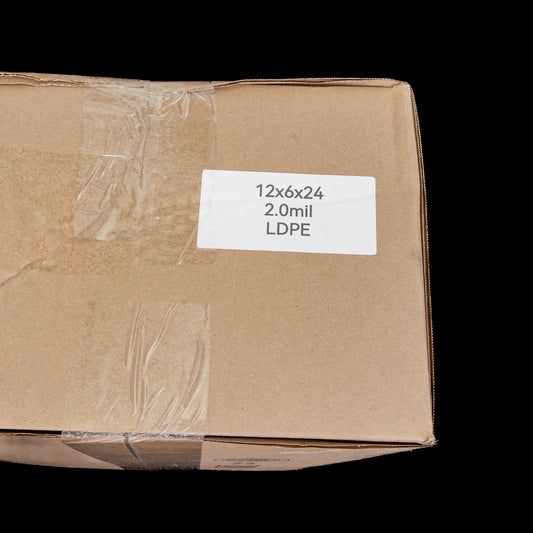 Poly Bag 12x6x24 2.0 MIL-500