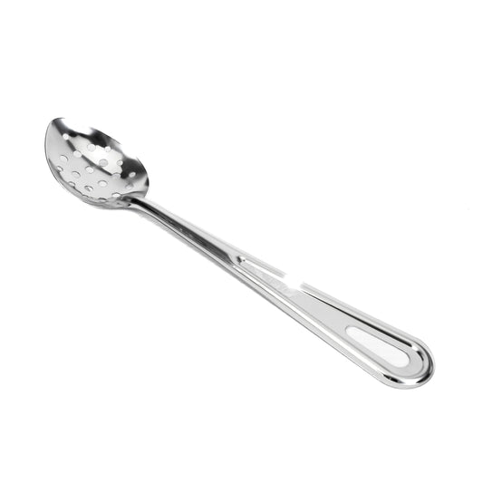 13" Stainless Steel Basting Spoon Stainless Handle(Cuchara De Acero Con Ollos)