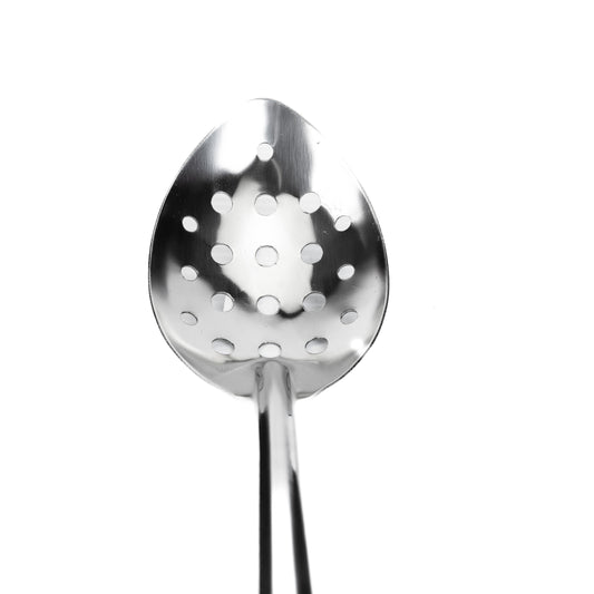 13" Stainless Steel Basting Spoon Stainless Handle(Cuchara De Acero Con Ollos)