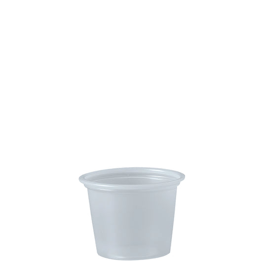 1 oz  Plastic Portion Container - Translucent(Container 1 oz)-2500