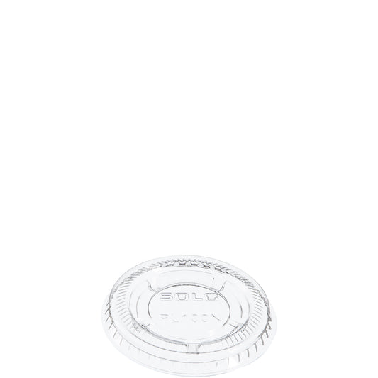 1 OZ PET Plastic Soufflé Cup Lid Clear(Container 1 oz)-2500