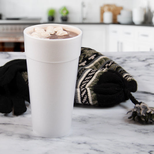 Dart 14oz Tall Foam Cup White 14J16-1000