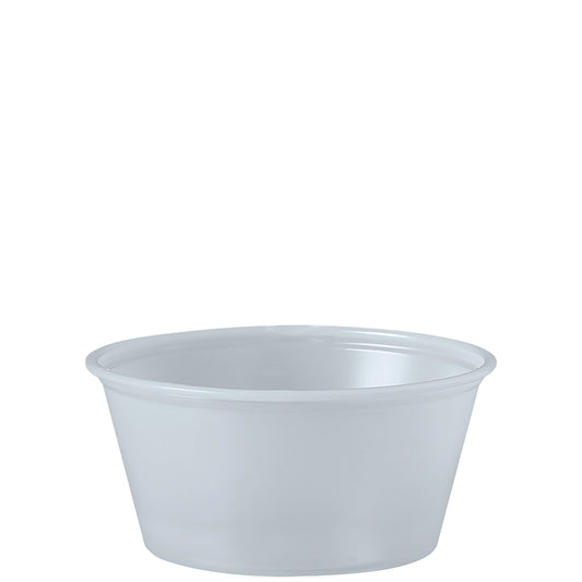 3.25 oz Plastic Portion Container - Translucent(Container 3.25)-2500